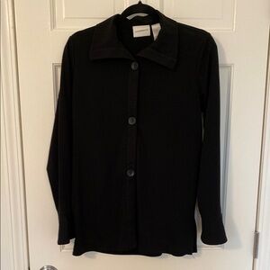 Liz Claiborne Black Women's Blouse/Jacket M